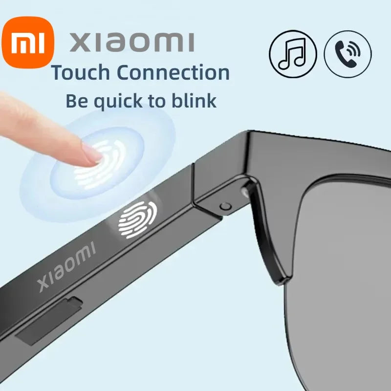 Xiaomi Mijia Smart Bluetooth Sunglasses – Waterproof Anti-UV Audio Glasses with HIFI Sound & Mic for Outdoor Sports 🕶️
