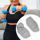 Fingerless Gym Grips | Non-Slip Weight-Lifting Pads for Hand Protection & Grip Strength | Ergonomic Workout Gloves for Men