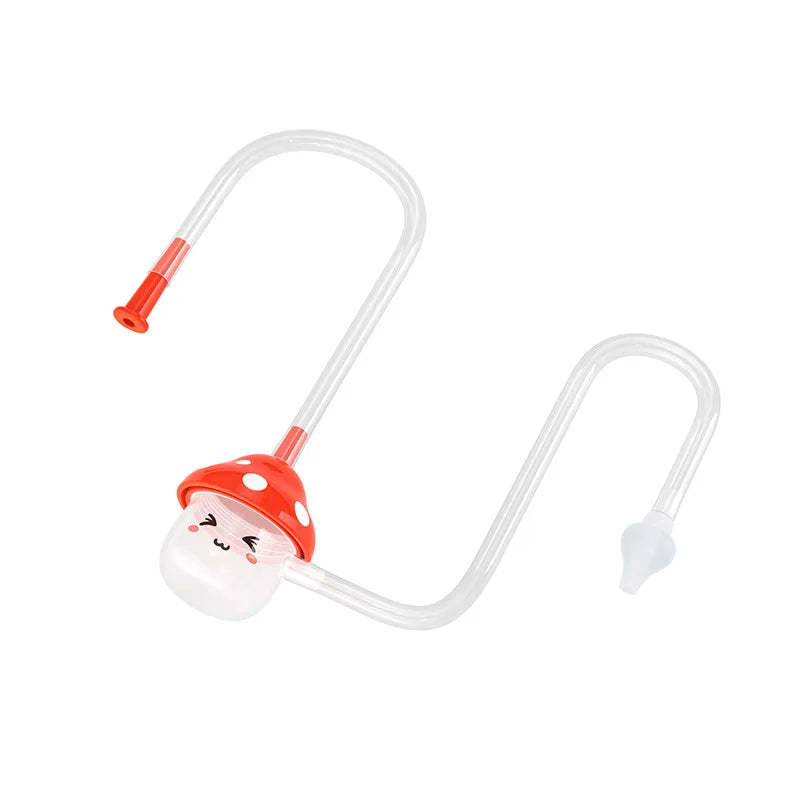 Newborn Baby Nasal Aspirator | Soft Silicone Nose Cleaner with Anti-Backflow Design | Safe & Gentle Suction Tool for Infants