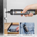 WORX WX242 4V Smart Cordless Electric Screwdriver Set | 30-Bit Rechargeable Mini Power Tool