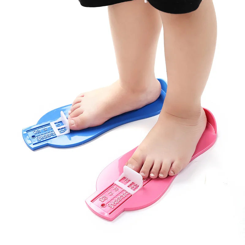 Bebê Souvenirs Pé Sapato Tamanho Medida Medidor Ferramenta Dispositivo Régua de Medição Novidade Pegada Criadores Diversão Engraçado Gadgets Presente de Aniversário