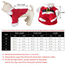 Christmas Santa Claus Pet Costume – Soft Fleece Holiday Outfit for Small Dogs & Cats 🎅🐾
