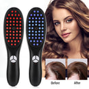 Electric Scalp Massage Comb – Red & Blue Light Therapy Hair Care Device