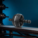 Big Ab Roller Wheel | Silent Gym Abdominal Trainer for Core, Waist & Strength Workout | Home & Gym Fitness Equipment