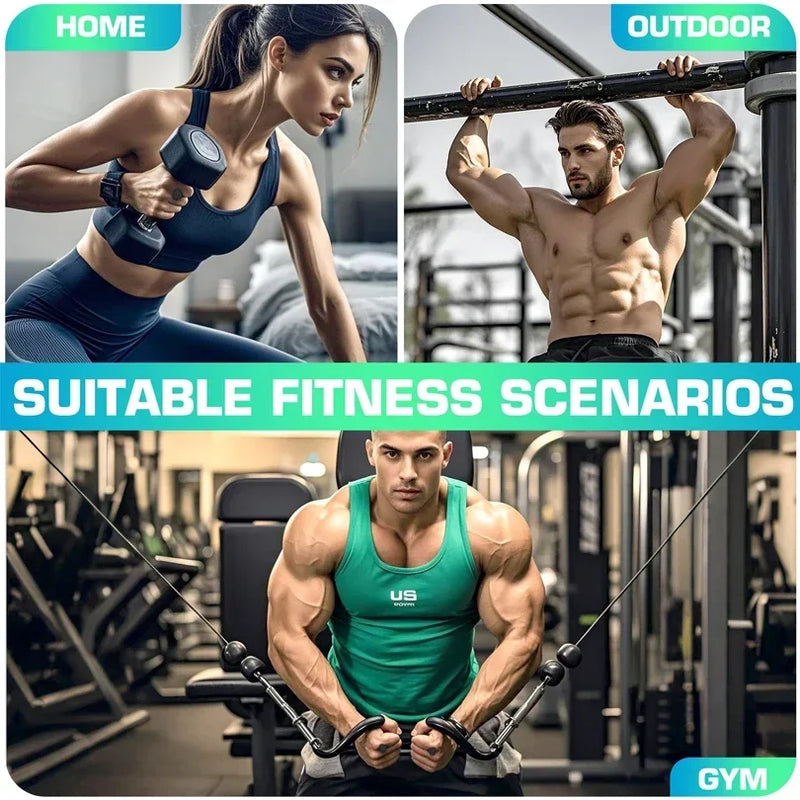 Fingerless Gym Grips | Non-Slip Weight-Lifting Pads for Hand Protection & Grip Strength | Ergonomic Workout Gloves for Men