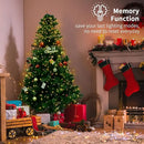 LED Waterfall Christmas Tree Top Lights – 1.5M/2M/3M Ring String Decoration