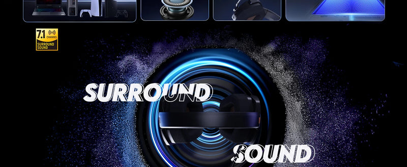 NUBWO G06 Dual Wireless Gaming Headphones | 2.4GHz + Bluetooth 5.3 | Noise-Cancelling Headset with Mic for PS5, PC & Mobile