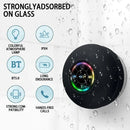 Portable Bluetooth Speaker with LED – IPX4 Waterproof Mini Sound Box with Suction Cup for Bathroom & Outdoor Use
