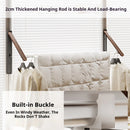 Folding Wall-Mounted Clothes Drying Rack – Stretchable Invisible Balcony Airer (No-Drill Aluminium Hanging Pole)