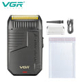 VGR V-375 Professional Foil Shaver – Rechargeable Electric Razor & Beard Trimmer for Men