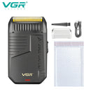 VGR V-375 Professional Foil Shaver – Rechargeable Electric Razor & Beard Trimmer for Men