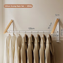 Folding Wall-Mounted Clothes Drying Rack – Stretchable Invisible Balcony Airer (No-Drill Aluminium Hanging Pole)