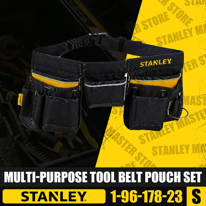 STANLEY Multi-Purpose Tool Belt Pouch Set – Electrician and Home Repair Organiser (1-96-178-23)