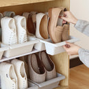 Space-Saving Shoe Cabinet Organiser – Oblique Plug-In Shoe Storage Rack (1–3PCS) with Integrated Shoe Box