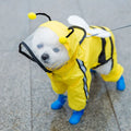 Cute Bear Dog Raincoat – Waterproof Hooded Rain Jacket for Puppies