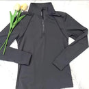 Women’s Equestrian Long Sleeve Base Layer – Soft Riding T-Shirt in Burgundy for Training & Shows