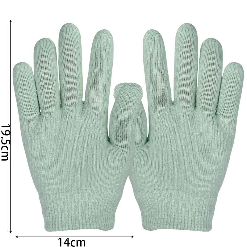 Reusable Silicone Moisturizing Mask Socks & Gloves – Exfoliating, Anti-Crack, and Hydrating Foot and Hand Care Tool