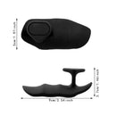 Fingerless Gym Grips | Non-Slip Weight-Lifting Pads for Hand Protection & Grip Strength | Ergonomic Workout Gloves for Men