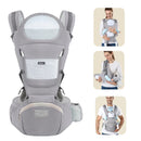 Ergonomic Baby Carrier with Hip Seat – Multi-Position Backpack for Newborns & Toddlers (0–2Y) 👶✨