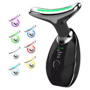 7-Colour LED Face & Neck Beauty Device – EMS Lifting, Warm Heat & Vibration Massage for Firming and Wrinkle Care