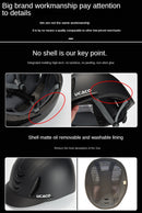 Ultralight Adjustable Equestrian Riding Helmet (50–61cm) – Ventilated Safety Helmet with Removable Brim