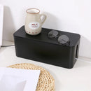 Power Strip Storage Box – Modern Cable Organiser Cover for Desktop & Home Office (Minimalist Wire Concealer)