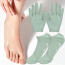 Reusable Silicone Moisturizing Mask Socks & Gloves – Exfoliating, Anti-Crack, and Hydrating Foot and Hand Care Tool