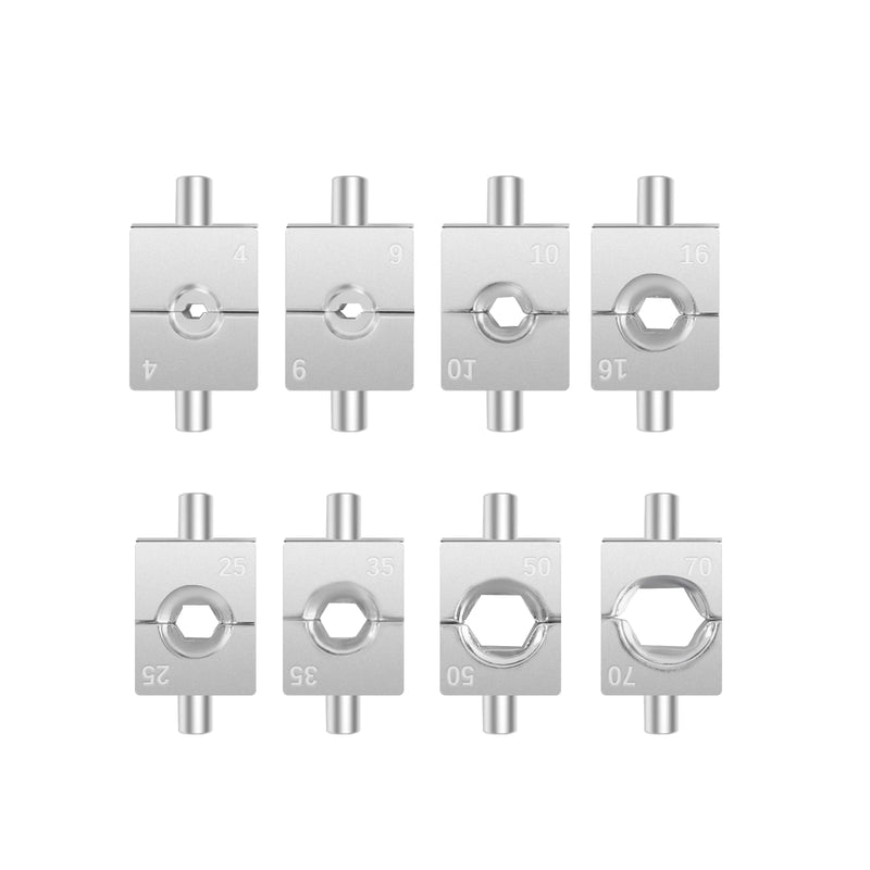 Hydraulic Cable Crimping Tool 60KN – Manual Crimper with 8 Dies for 4–70mm² Terminals