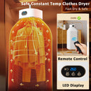 Portable Electric Clothes Dryer – Folding Laundry Dryer with UV Sterilisation, Remote Control & Timer