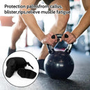 Fingerless Gym Grips | Non-Slip Weight-Lifting Pads for Hand Protection & Grip Strength | Ergonomic Workout Gloves for Men