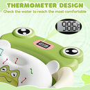 Eco-Friendly Foldable Baby Bathtub with Temperature Indicator | Infant Bath Tub with Soft Mat & Anti-Slip Design