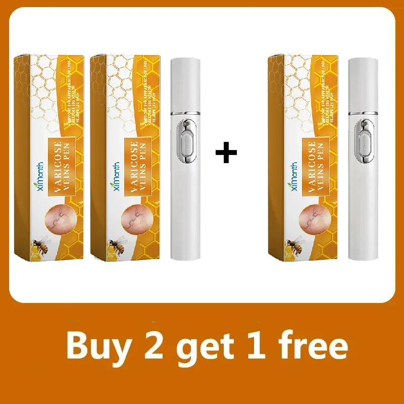 Laser Therapy Pen for Varicose Veins | Blue Light Treatment Device for Pain Relief & Circulation Improvement