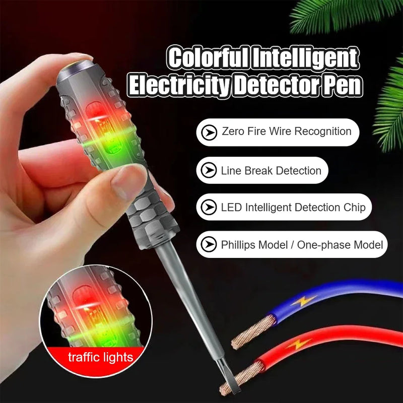 2-Piece Voltage Tester Screwdriver Set | 12–220 V AC/DC | Magnetic Electrician Test Pen