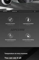 Smart Temperature Display Car Thermos Mug – Vacuum Insulated Travel Coffee Cup