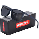 SUPKLEY Polarized Sports Sunglasses for Men | UV400 Protection Square Frame | Lightweight & Stylish Outdoor Eyewear