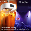 Portable Electric Clothes Dryer – Folding Laundry Dryer with UV Sterilisation, Remote Control & Timer