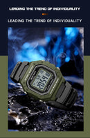 SANDA 2156 Men’s Military Sport Watch | Water-Resistant Digital Wristwatch with LED Display & Stopwatch