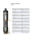 WORX WX242 4V Smart Cordless Electric Screwdriver Set | 30-Bit Rechargeable Mini Power Tool