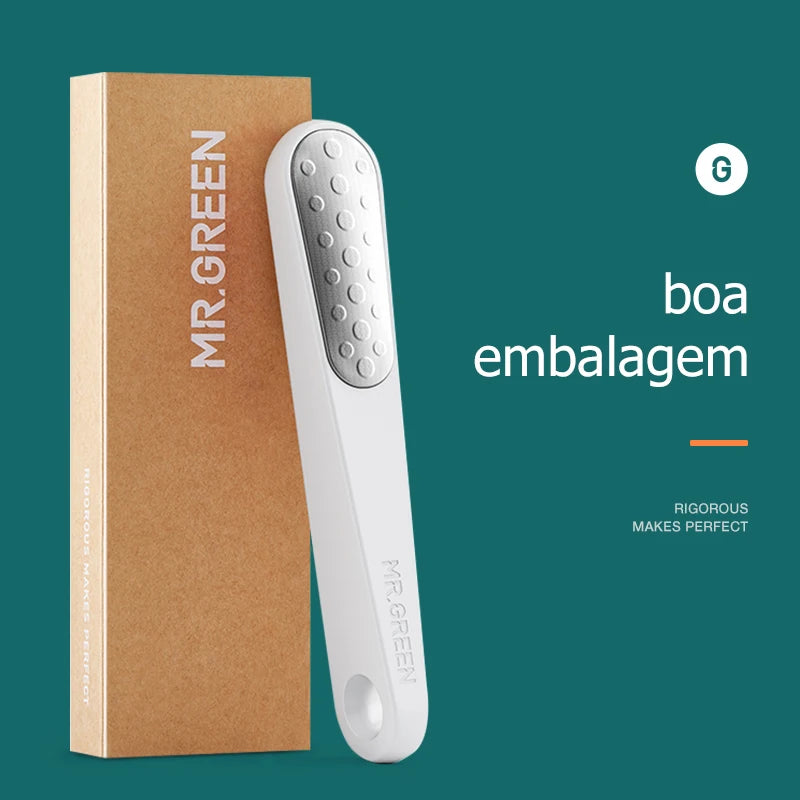 Lixa de Pé Profissional MR.GREEN MR-2208 – Dupla Face Inox, Remove Calos com Facilidade