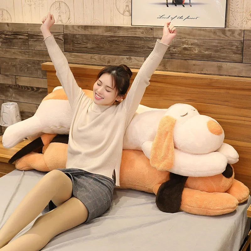 Giant Soft Dog Plush Hug Pillow – Ultra-Comfort Sleeping Companion & Gift Doll