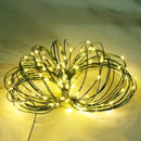 Green Cable LED Christmas Fairy Lights – Outdoor Waterproof Garland
