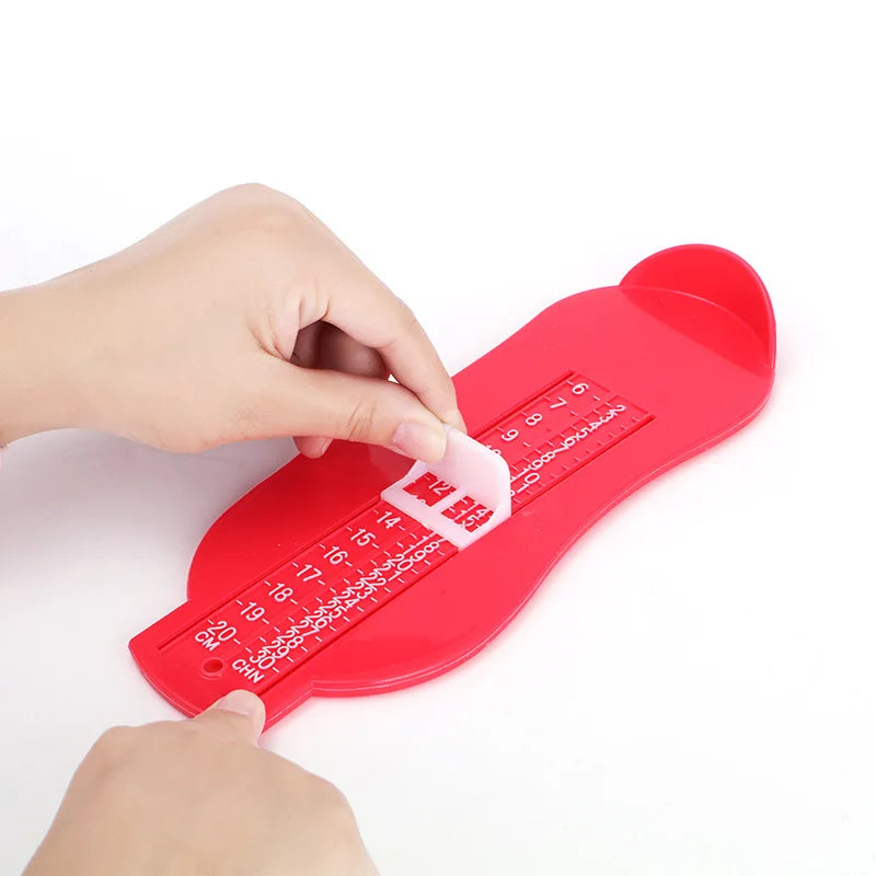 Bebê Souvenirs Pé Sapato Tamanho Medida Medidor Ferramenta Dispositivo Régua de Medição Novidade Pegada Criadores Diversão Engraçado Gadgets Presente de Aniversário
