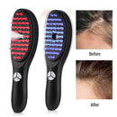 Electric Scalp Massage Comb – Red & Blue Light Therapy Hair Care Device