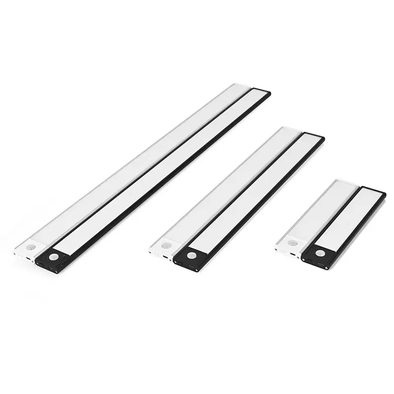 LED Motion Sensor Night Light – USB Rechargeable Under Cabinet Lighting for Kitchen, Bedroom & Wardrobe ✨