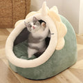 Cosy Deep Sleep Cat Bed – Foldable, Washable & Adorably Designed Hideaway Cave 🐾
