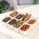 Kitchen Seasoning Storage Box | Multi-Grid Spice Organizer with Sealed Moisture-Proof Design | Salt & Spice Container Set