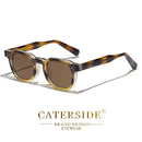 CATERSIDE Punk Style Men’s Sunglasses | Small Square Frame UV400 Shades | Trendy Outdoor Fashion Eyewear