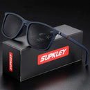 SUPKLEY Polarized Sports Sunglasses for Men | UV400 Protection Square Frame | Lightweight & Stylish Outdoor Eyewear