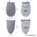 Mini Handheld Ironing Board Pad – Heat-Resistant Anti-Scald Ironing Glove with Washable Cover (Sleeves & Collars)