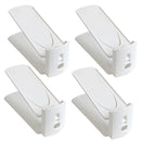 Space-Saving Adjustable Shoe Rack (2/4/8PCS) – Expandable 2-Layer Shoe Organiser for Closet & Home Storage